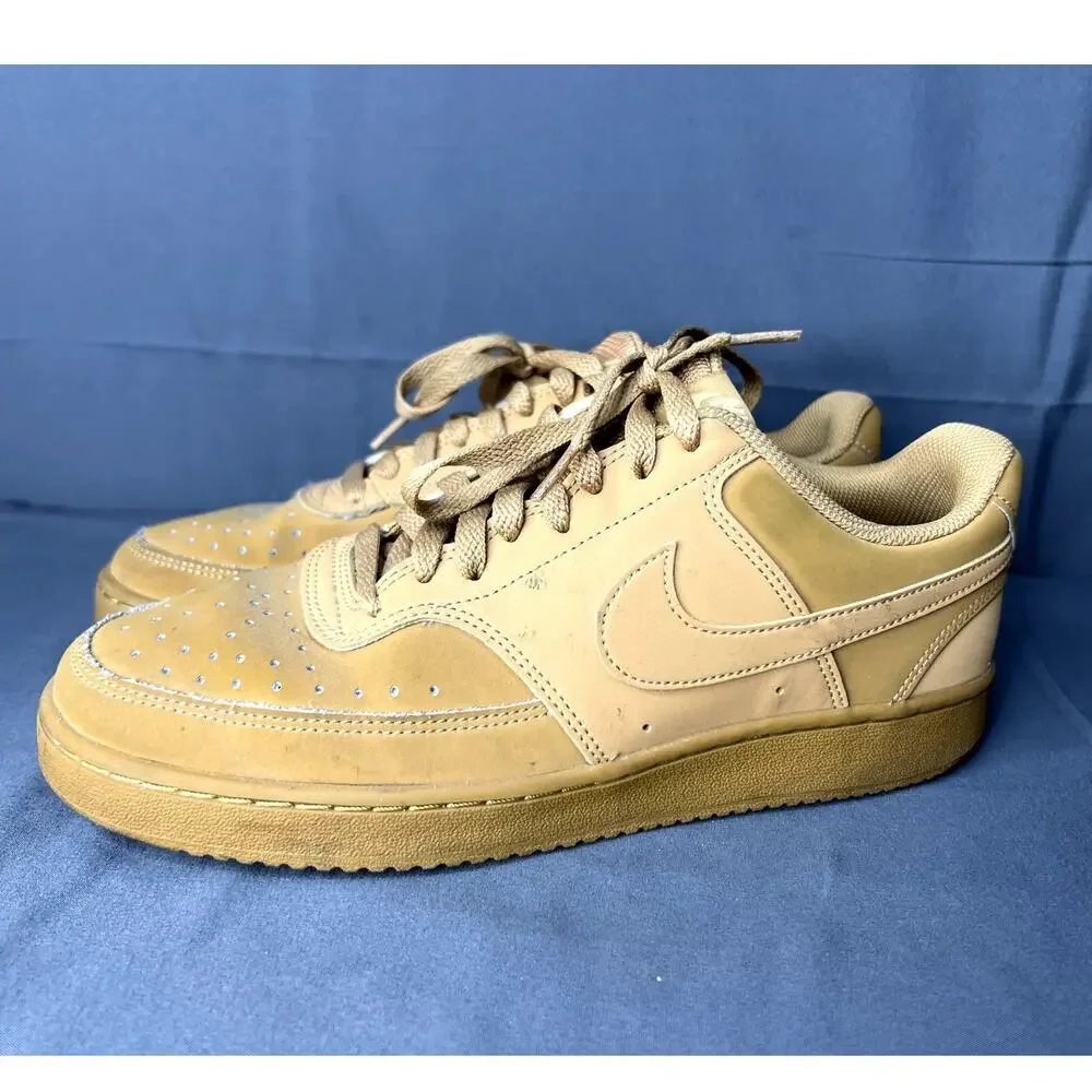 Nike Air Force 1 Low '07 Flax Shoes Size 8 Mens
